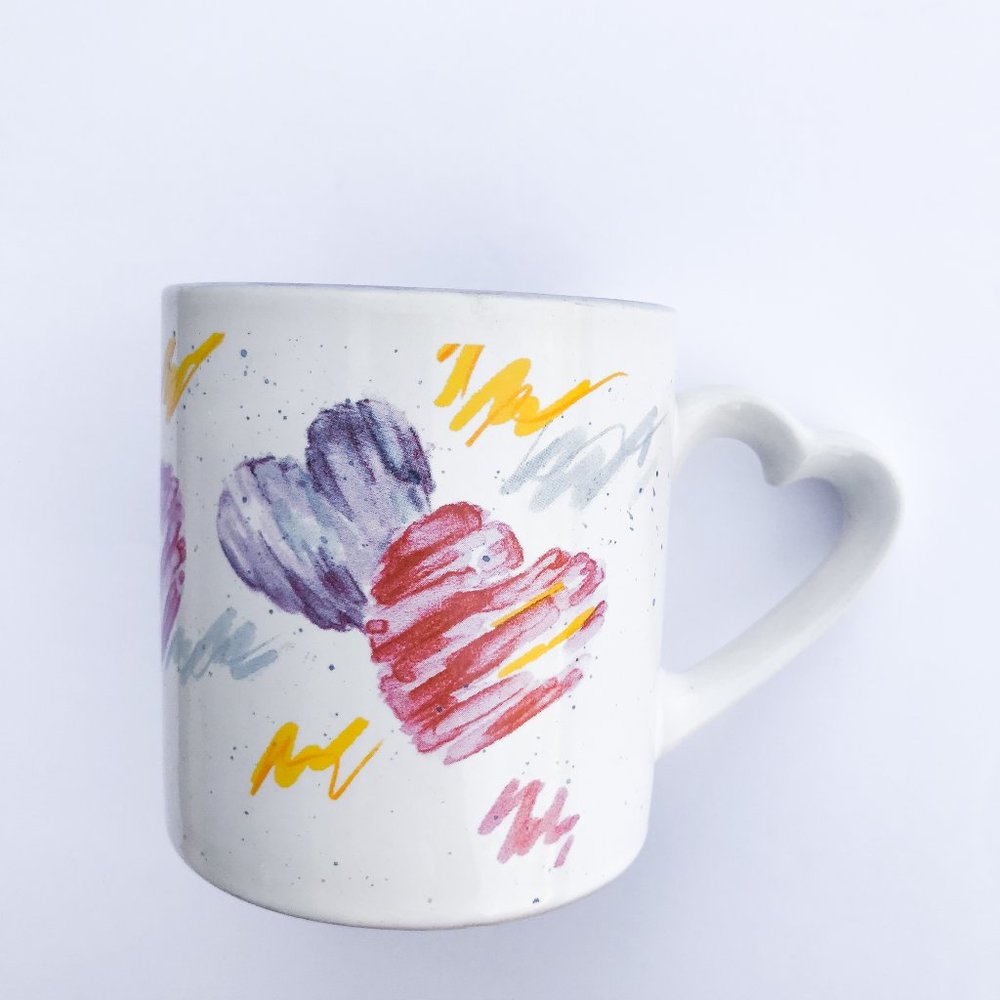 Valentine's Day Mug Hearts Art